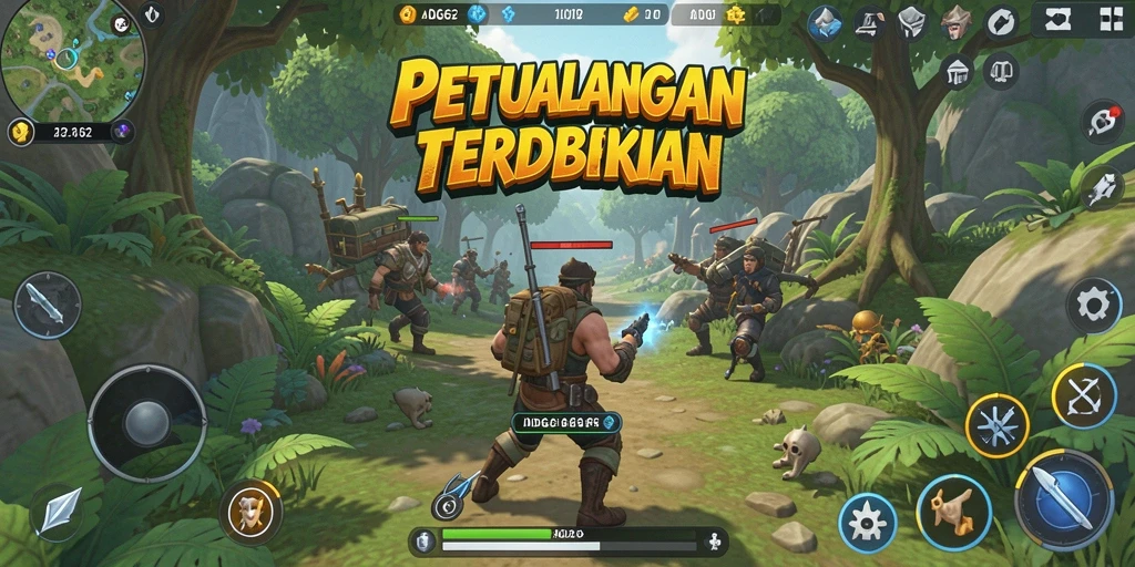 Gameplay menakjubkan dalam dunia terbuka ADG62.