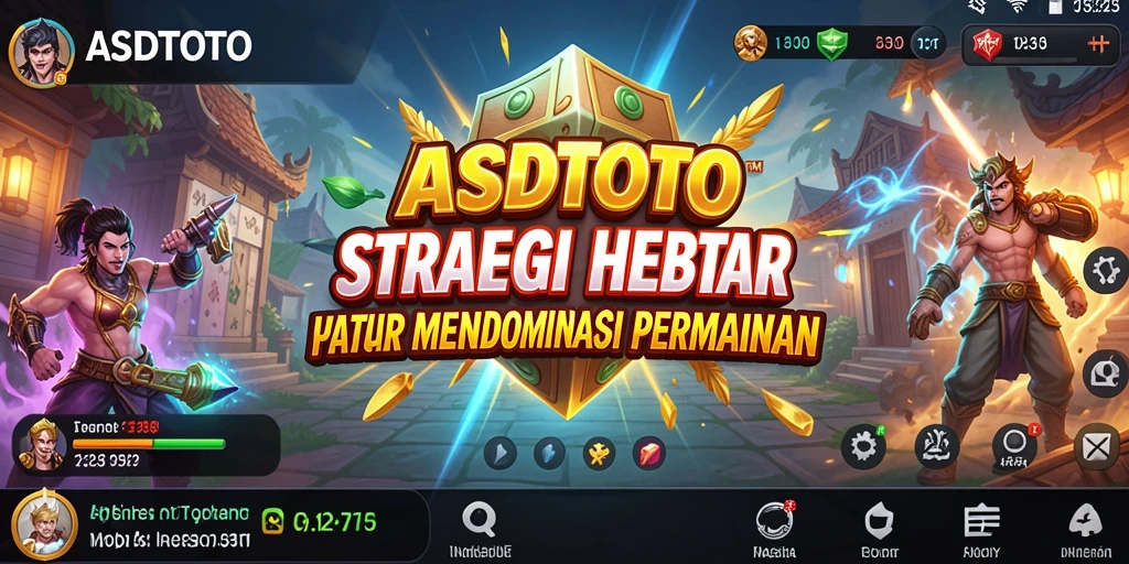Tampilan gameplay ASDTOTO yang menampilkan strategi perang.