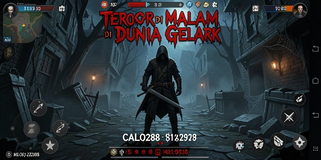 Screenshot gameplay menyeramkan dari CALO288 yang menunjukkan suasana mencekam.