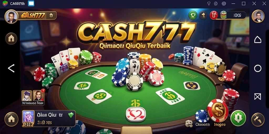 Tampilan seru saat bermain QiuQiu di CASH777.
