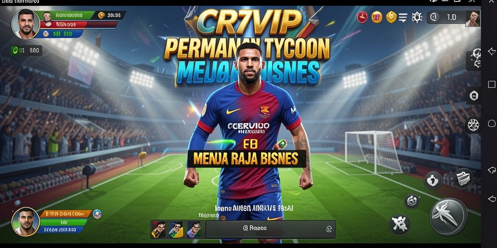 Screenshot gameplay CR7VIP menampilkan suasana Tycoon yang mendebarkan.