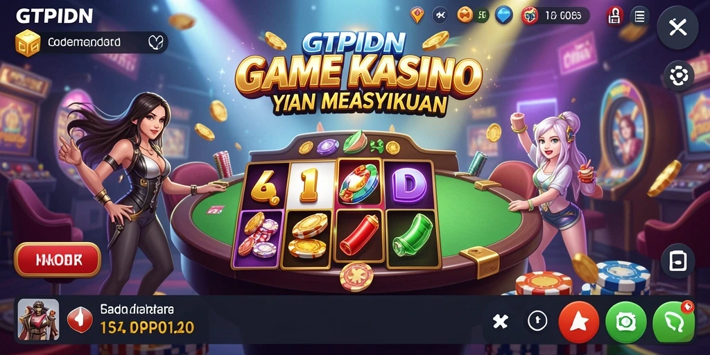 Screenshot GTPIDN menampilkan gameplay Kasino yang seru dan interaktif.