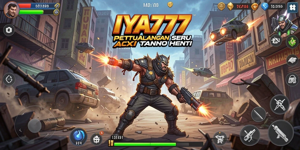 Tampilan gameplay seru dari IYA777 saat melawan musuh.
