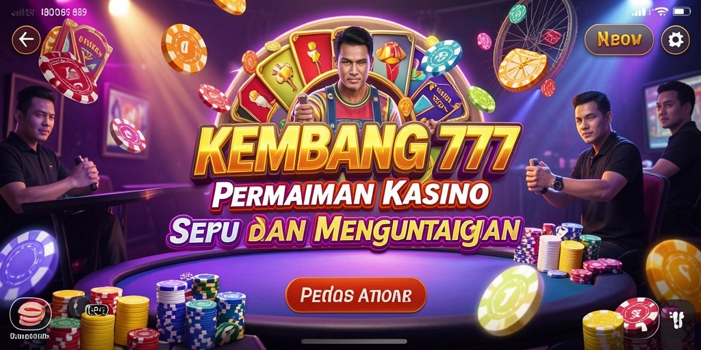 Tampilan gameplay KEMBANG777 menampilkan keseruan permainan Kasino.
