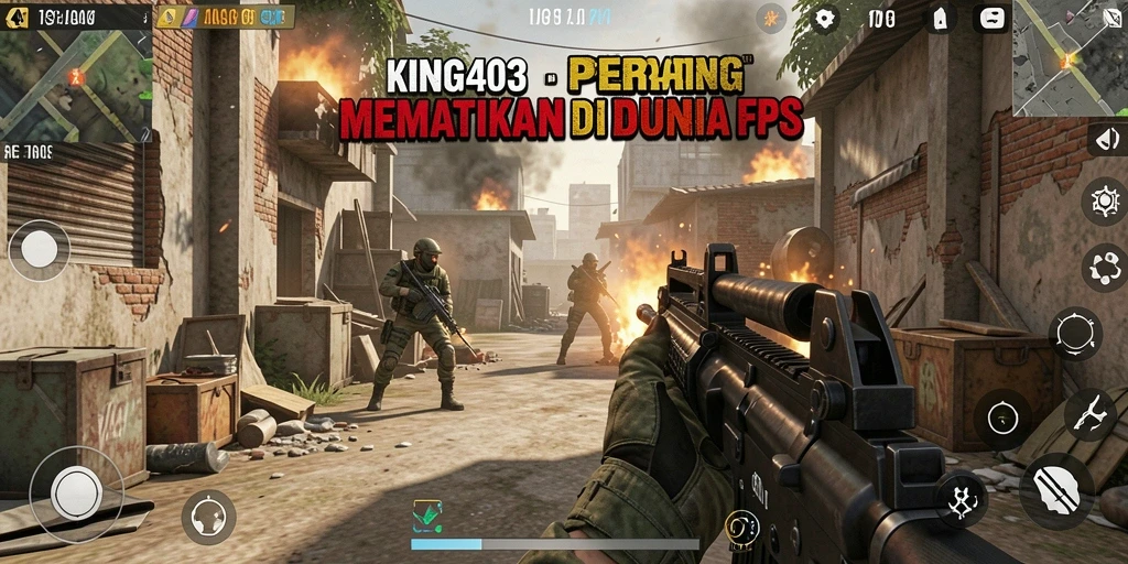 Gameplay KING403 yang penuh aksi dan keseruan di medan perang.