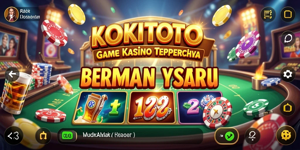 Tampilan gameplay KOKITOTO yang seru dan menarik dalam permainan Kasino.
