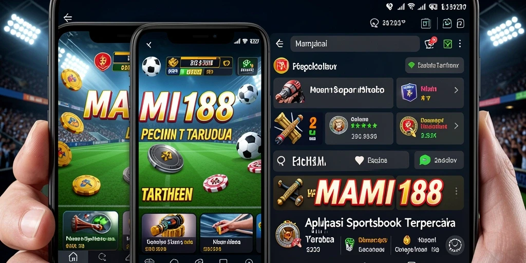 Screenshot utama MAMI188 yang menampilkan tampilan antarmuka Sportsbook yang menarik.