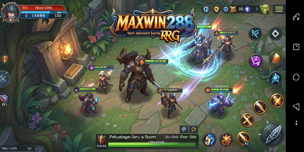 Tangkapan layar dari gameplay RPG yang seru di MAXWIN288.