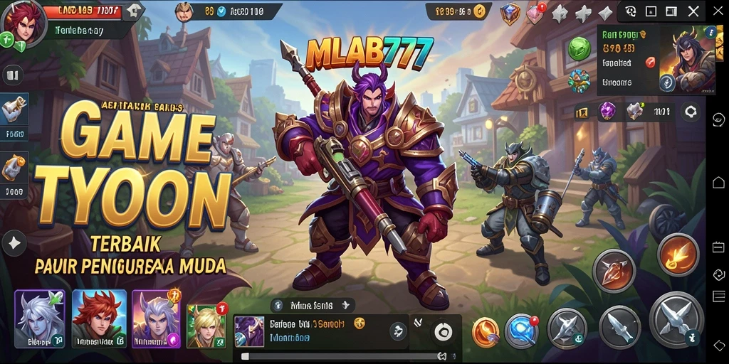 Gameplay menarik dari MLBB777 yang menggambarkan strategi bisnis.