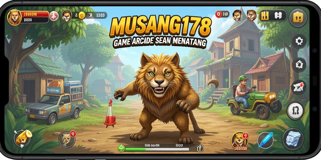 Tampilan seru dari gameplay MUSANG178 di dunia Arcade.