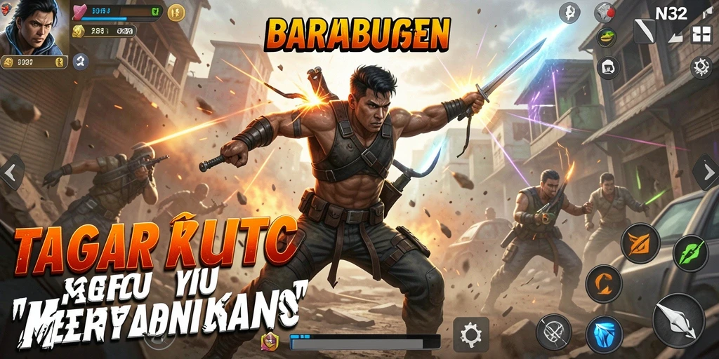 Tangkapan layar gameplay N32 menampilkan pertempuran aksi yang mendebarkan.