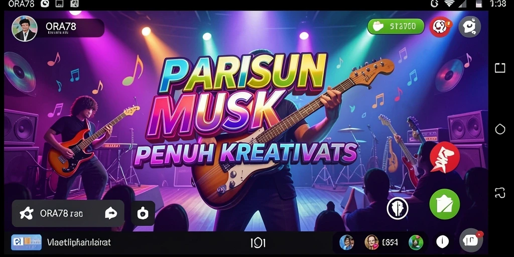 Tampilan gameplay ORA78 dengan antarmuka yang menarik dan interaktif.