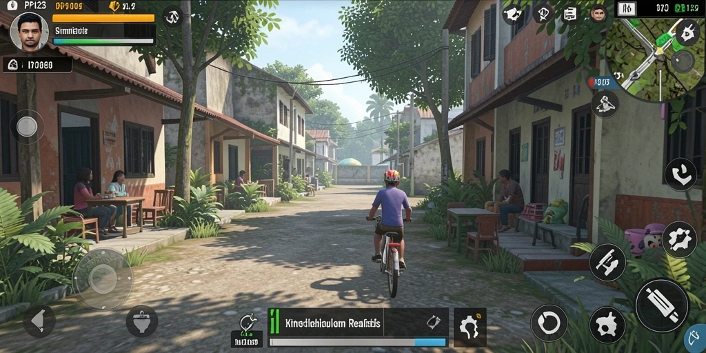 Gameplay PP123 menampilkan interaksi karakter yang menarik dalam dunia simulasi.