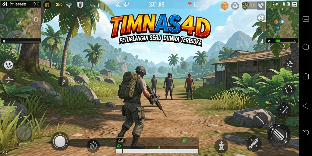 Tampilan seru gameplay dalam dunia terbuka TIMNAS4D.