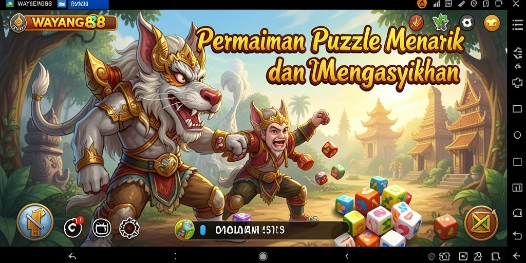 Tampilan gameplay menarik dari WAYANG88 dengan puzzle yang menantang.